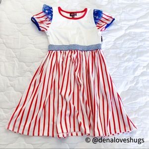JoJo Siwa Red White & Blue Party Dress 7/8